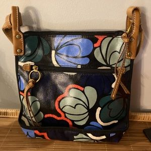 Fossil Floral Crossbody Purse Great Condition